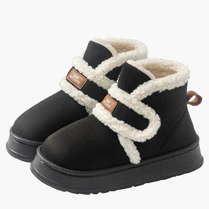 Pantofole invernali da donna con design in peluche caldo, comode pantofole antiscivolo per casa