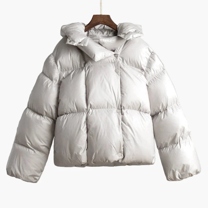 Giacca invernale imbottita oversize da donna calda stile urbano