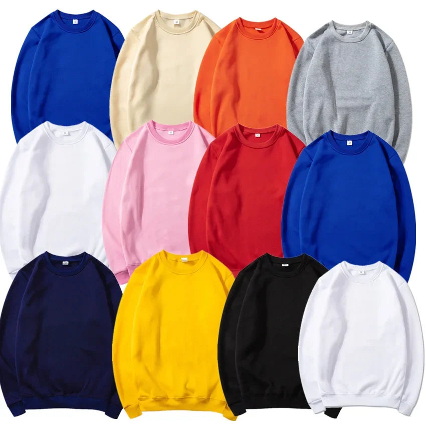 Unisex Basic Sweatshirt Rundhalsausschnitt Langarm