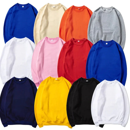 Unisex Basic Sweatshirt Rundhalsausschnitt Langarm