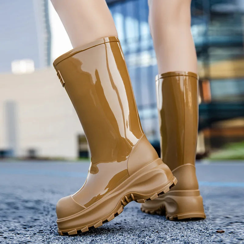 Regenlaarzen voor dames met antislipzool
