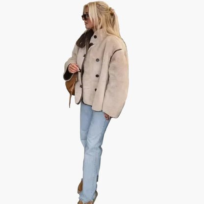 Dames Winterjas in casual Streetstyle – Modieuze Korte Jas voor dagelijks gebruik en vrije tijd