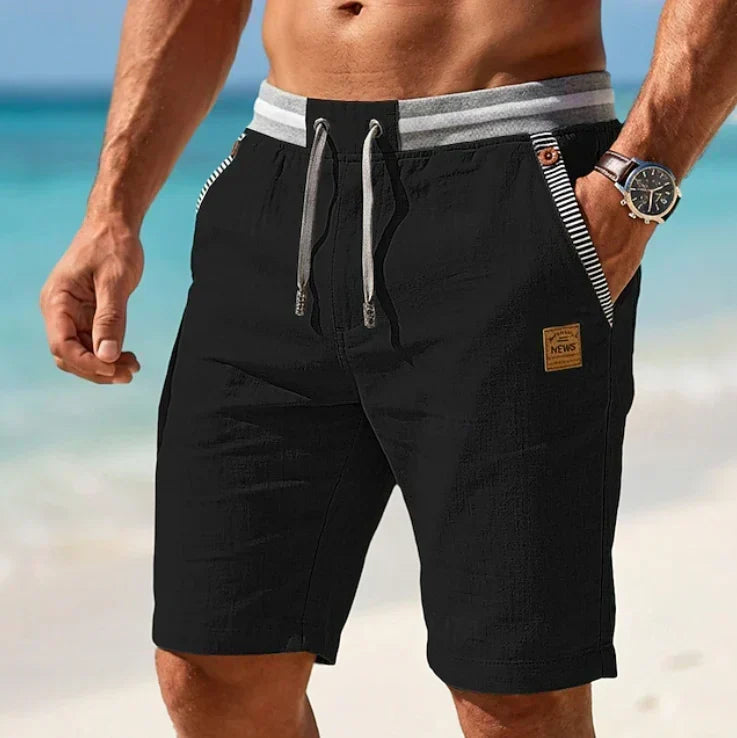 Herenshort met koord en zakken