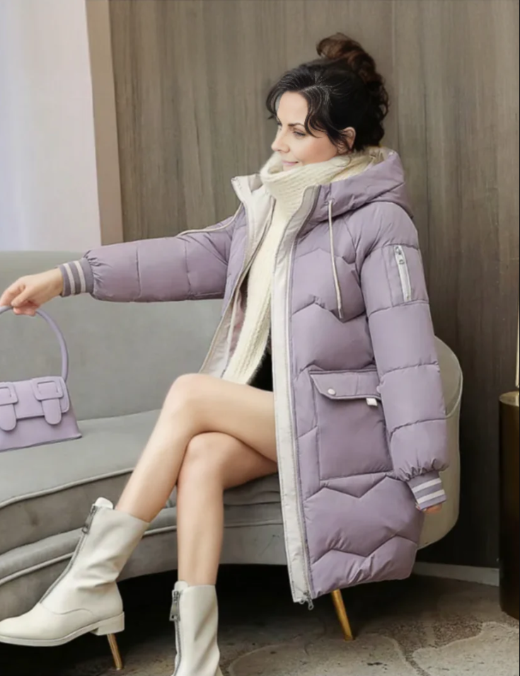 Parka voor dames met warme voering