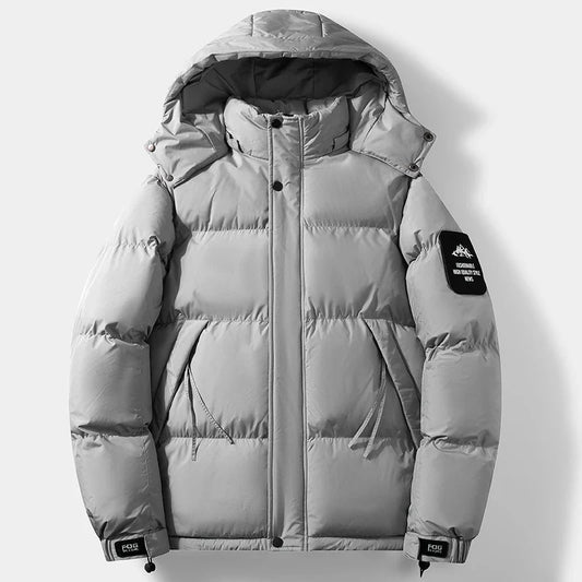 Chaqueta acolchada unisex con capucha – Chaqueta acolchada cálida para hombre y mujer