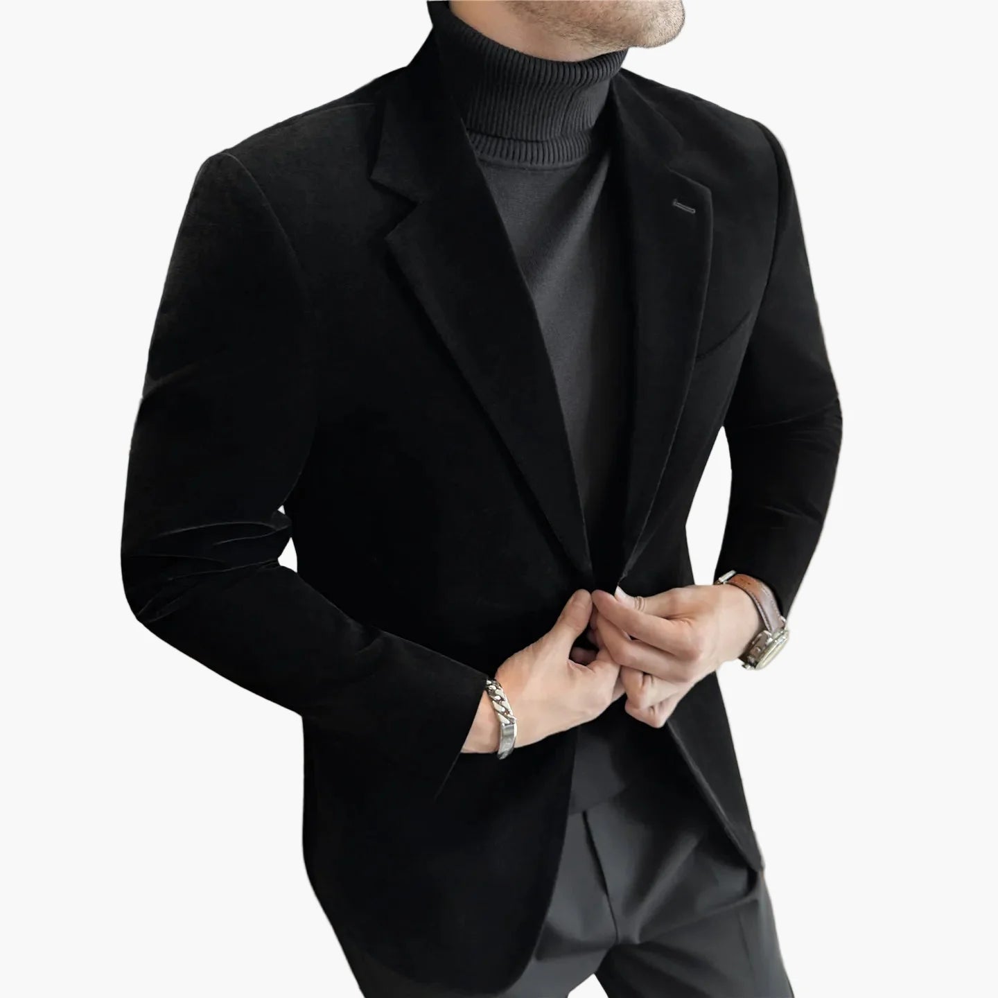 Blazer business homme moderne élégant – Parfait pour le bureau et les occasions spéciales