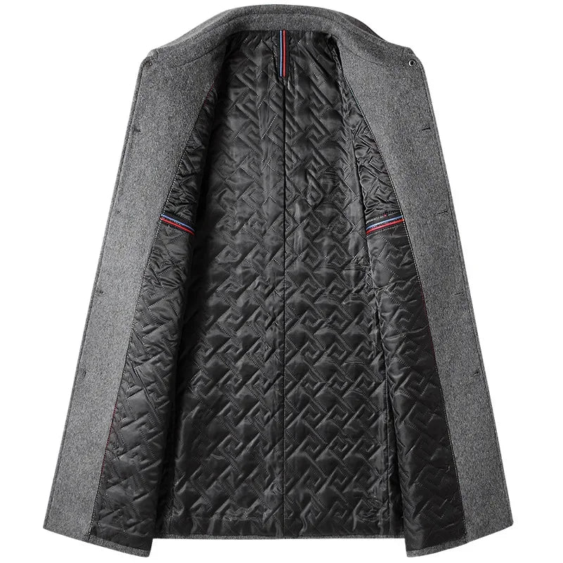 Manteau pour homme style coréen – Look trench-coat classique pour hommes modernes, idéal pour l'automne et l'hiver
