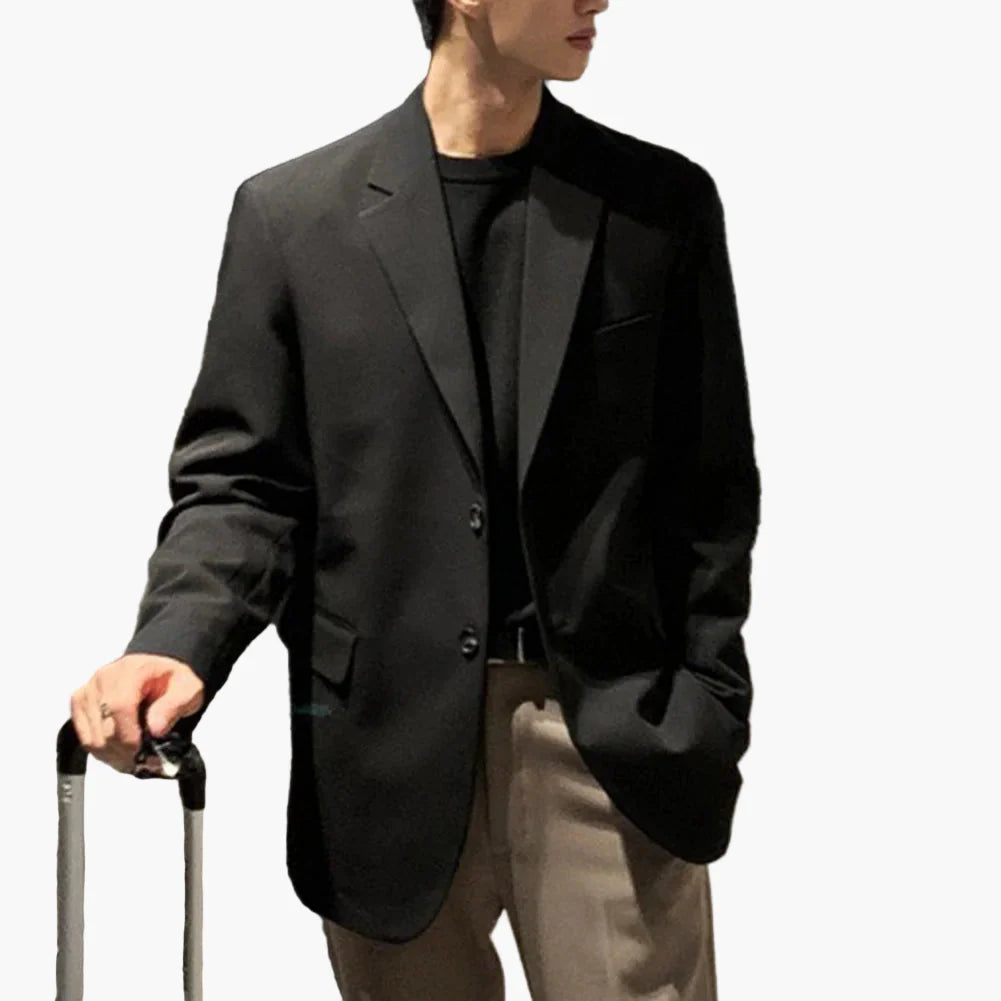 Herre Klassisk Blazer – Elegant business- og fritidslook