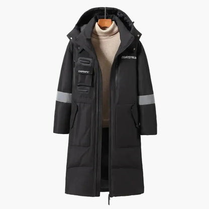 Herren Wintermantel mit Kapuze – Urbaner Parka für kalte Tage, modisch und funktional