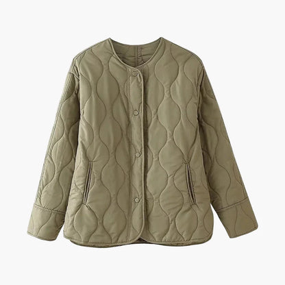 Damen Steppjacke Übergangsjacke Casual Stil – Perfekt für Alltag und Outdoor