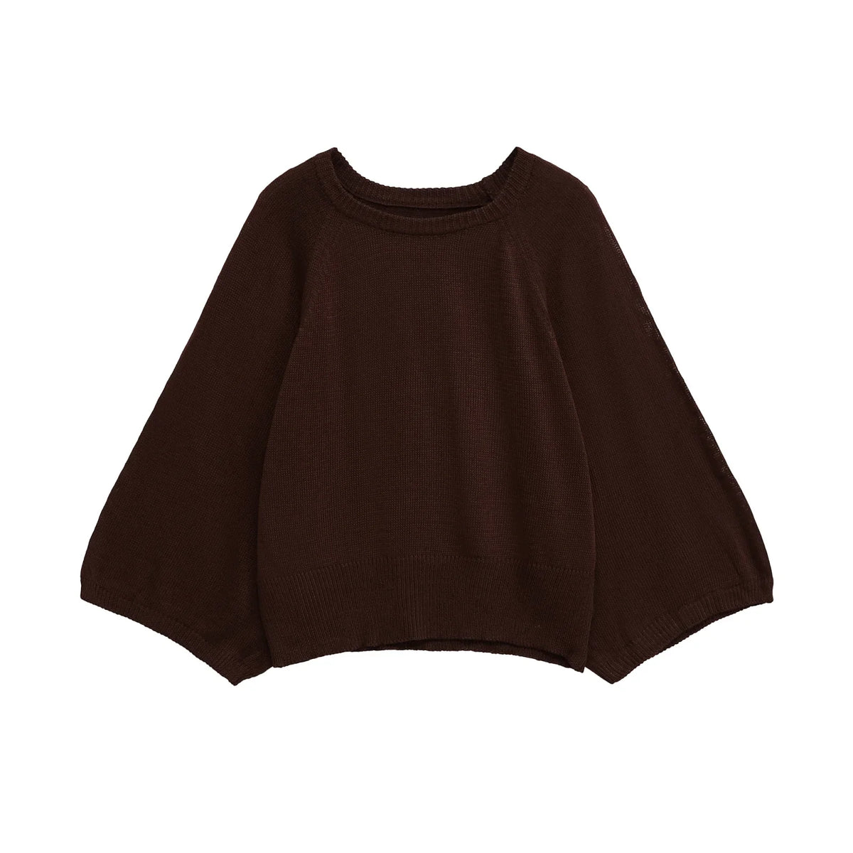 Damen Strickpullover Oversize Rundhals Cremefarben