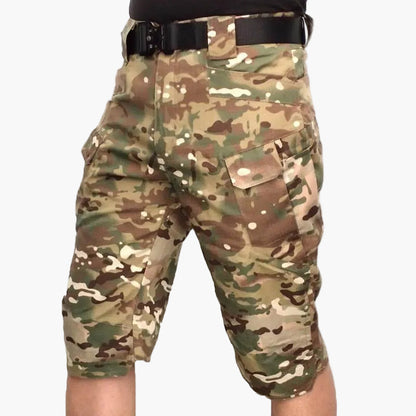 Herren Taktische Outdoor-Shorts mit Multifunktionstaschen und Gürtel – Ideal für Abenteuer, Arbeit & Freizeit