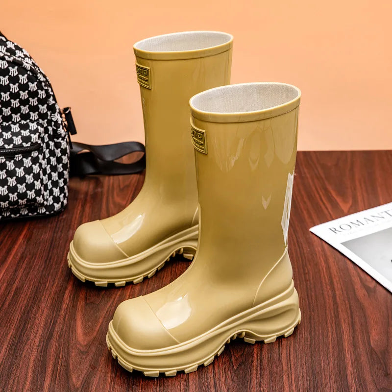 Regenlaarzen voor dames met antislipzool