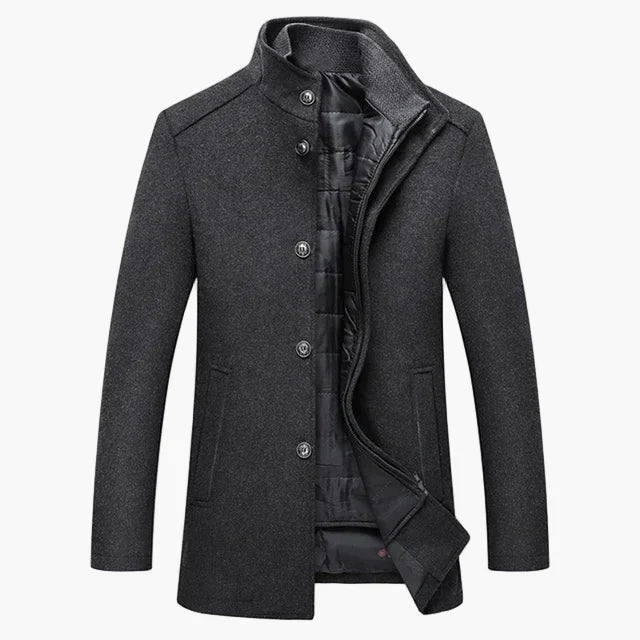 Heren Winter Elegante Korte Jas – Modern Business & Vrijetijds Outfit