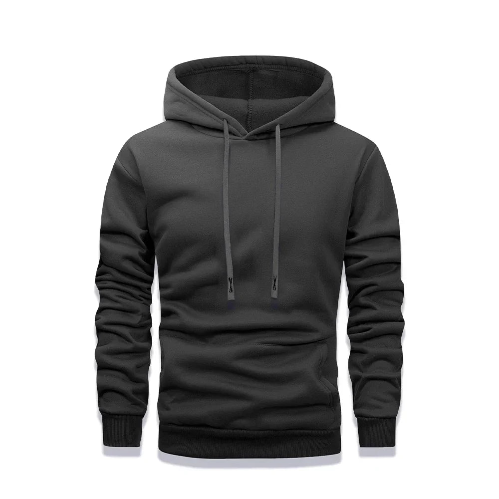 Felpa con cappuccio unisex con coulisse e tasca a marsupio