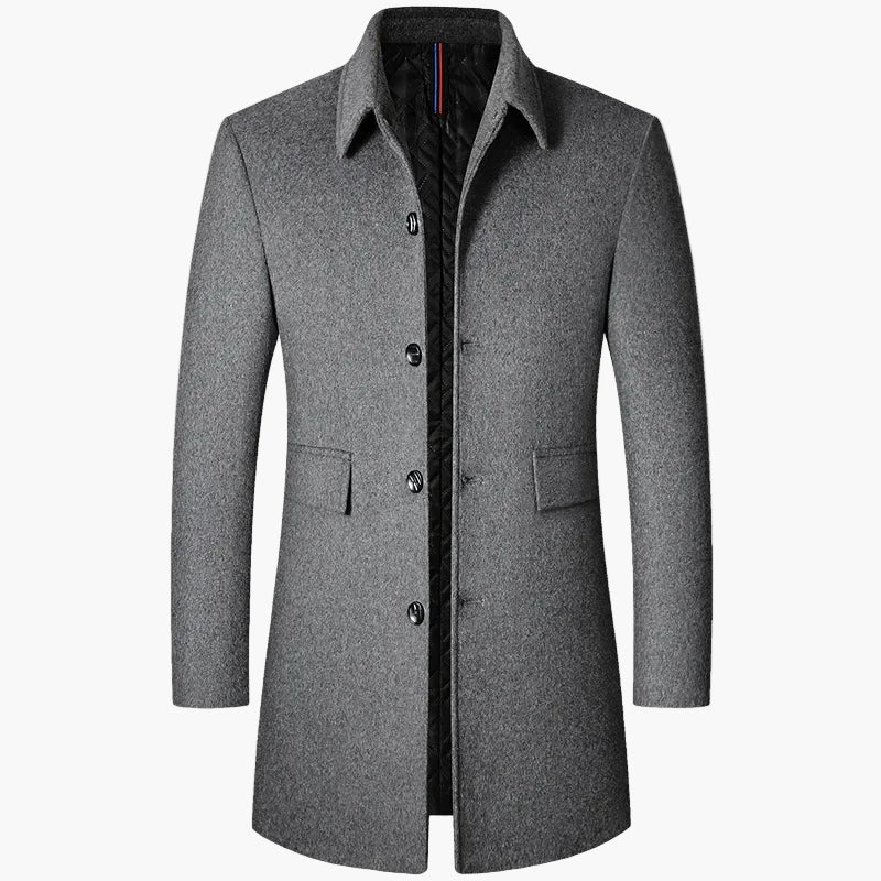 Manteau pour homme style coréen – Look trench-coat classique pour hommes modernes, idéal pour l'automne et l'hiver