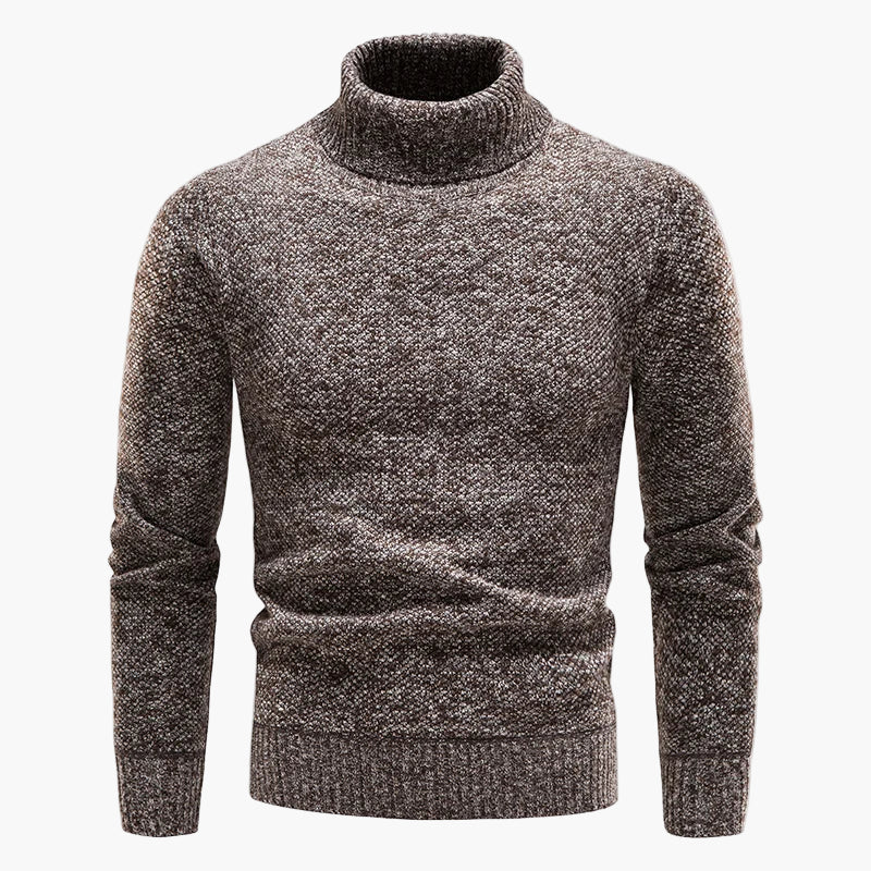 Pull à col roulé homme – Look classique d'hiver pour loisirs et bureau