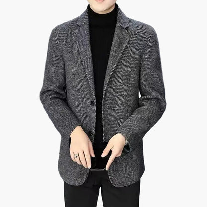 Herre blazer modern business slim fit – Elegant fritids- og kontorlook