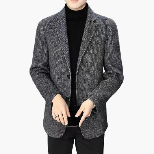 Herr Blazer Modern Business Slim Fit – Elegant fritids- och kontorslook