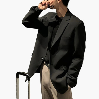 Herre Klassisk Blazer – Elegant business- og fritidslook
