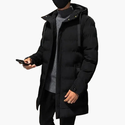 Herre Steppet Frakke Vintermode – Moderne, varm outdoor-frakke til hverdag og fritid