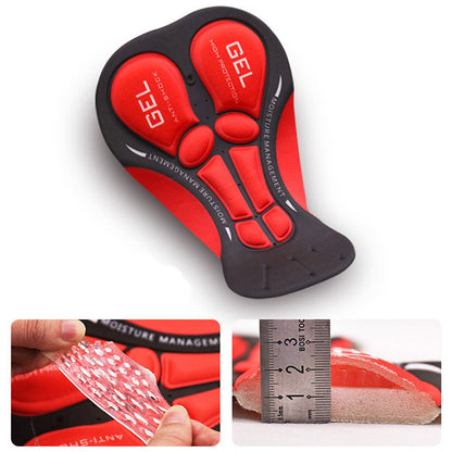 Herr Cykelshorts med 5D Gel Sitskydd – Andningsaktiva, Stötdämpande Underkläder för Cykling, MTB & Racer