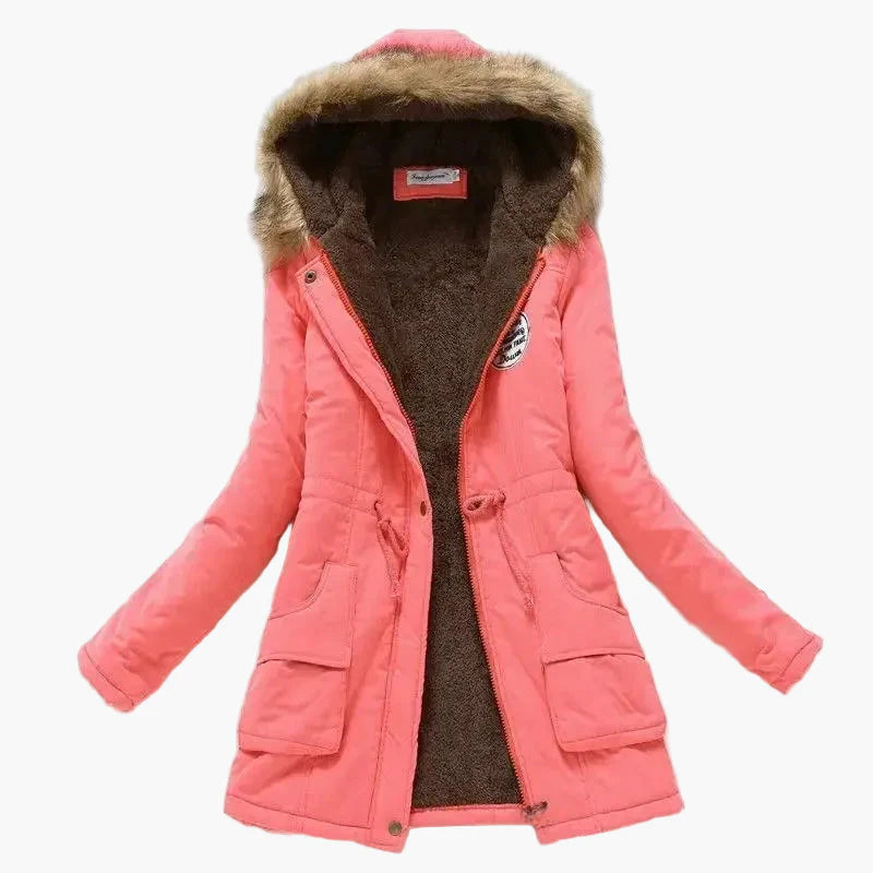 Parka invernale da donna con cappuccio – Stile coreano alla moda, caldo e foderato, uso quotidiano e tempo libero
