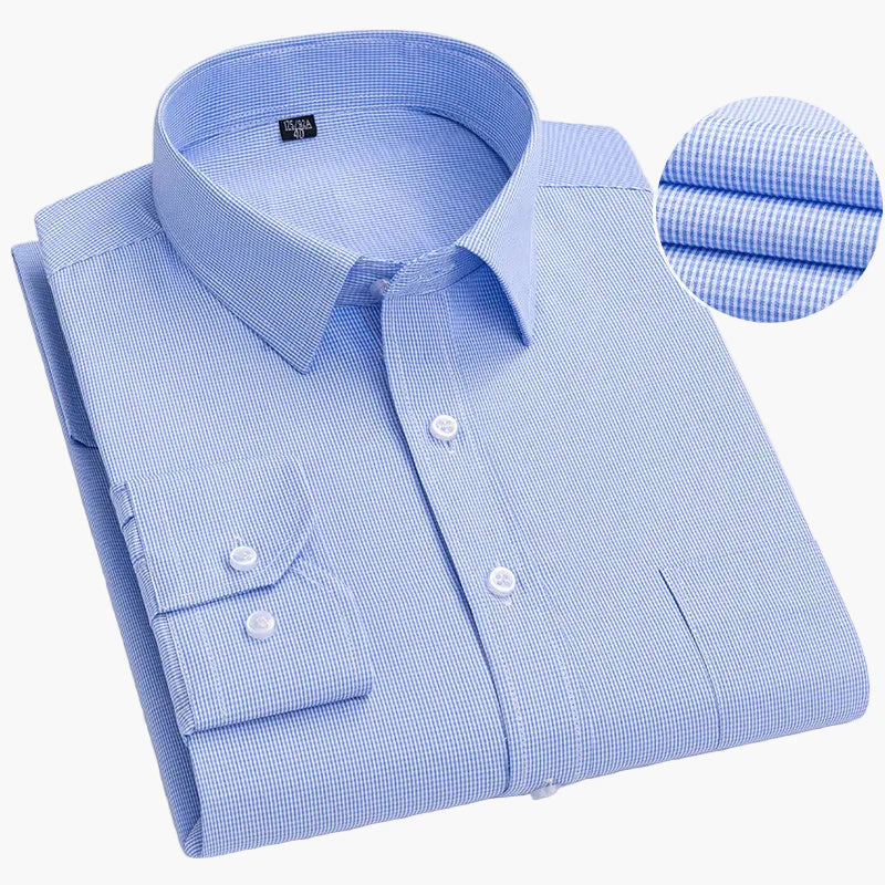 Camicia da uomo business con sottili righe – Elegante camicia casual e da ufficio