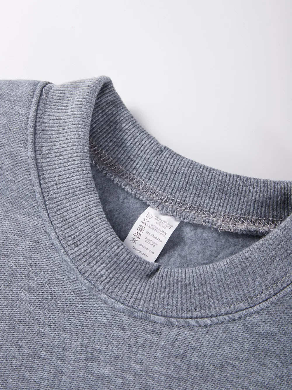 Felpa unisex a maniche lunghe con scollo rotondo e stampa