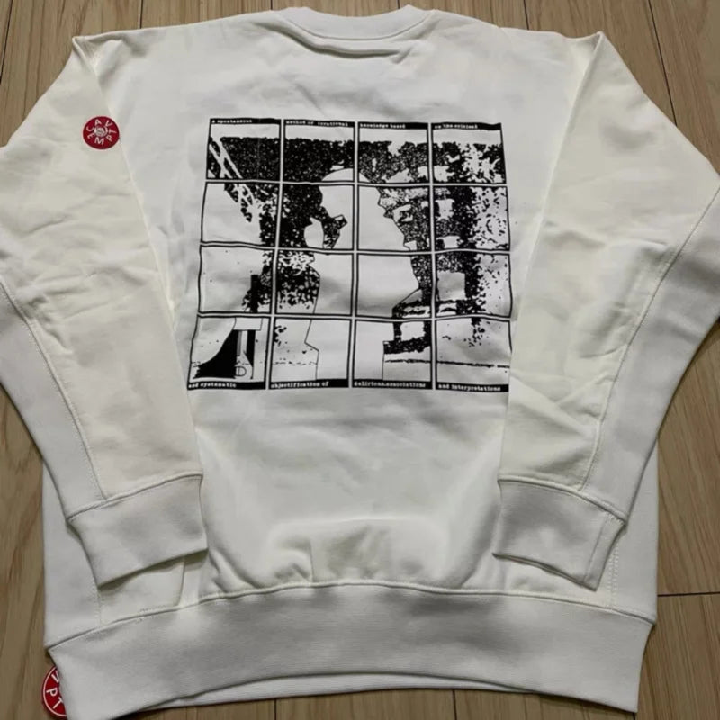 Unisex Rundhals Sweatshirt mit Grafikdruck, Oversize Fit