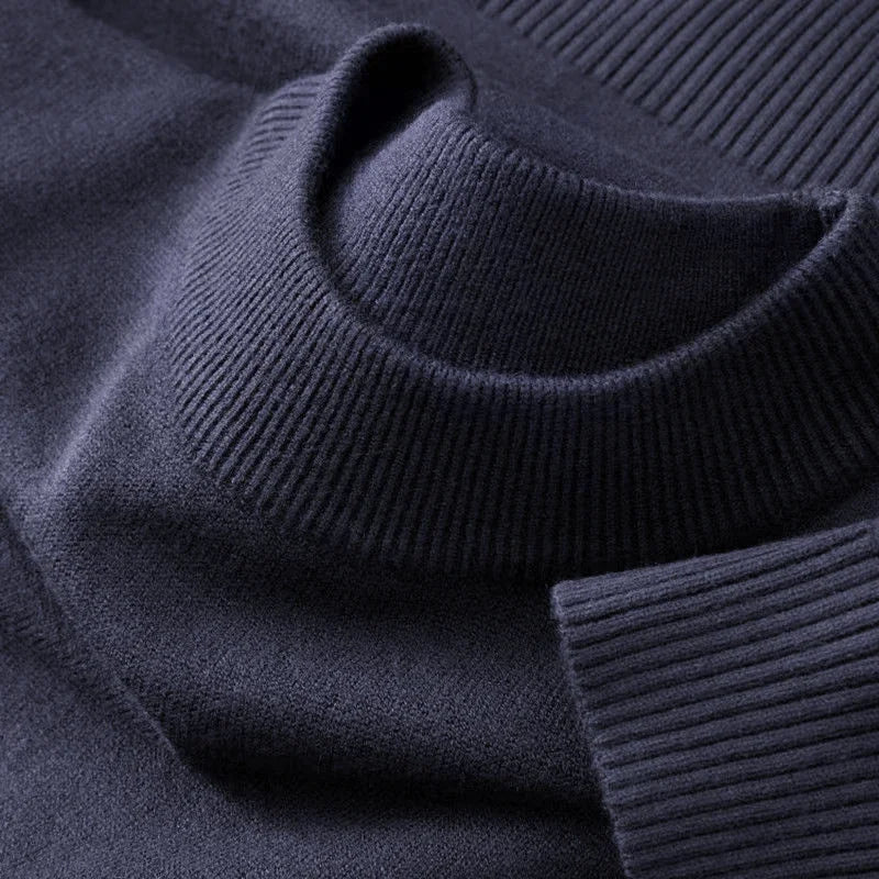 Unisex Strickpullover Rundhalsausschnitt Feinstrick Grau