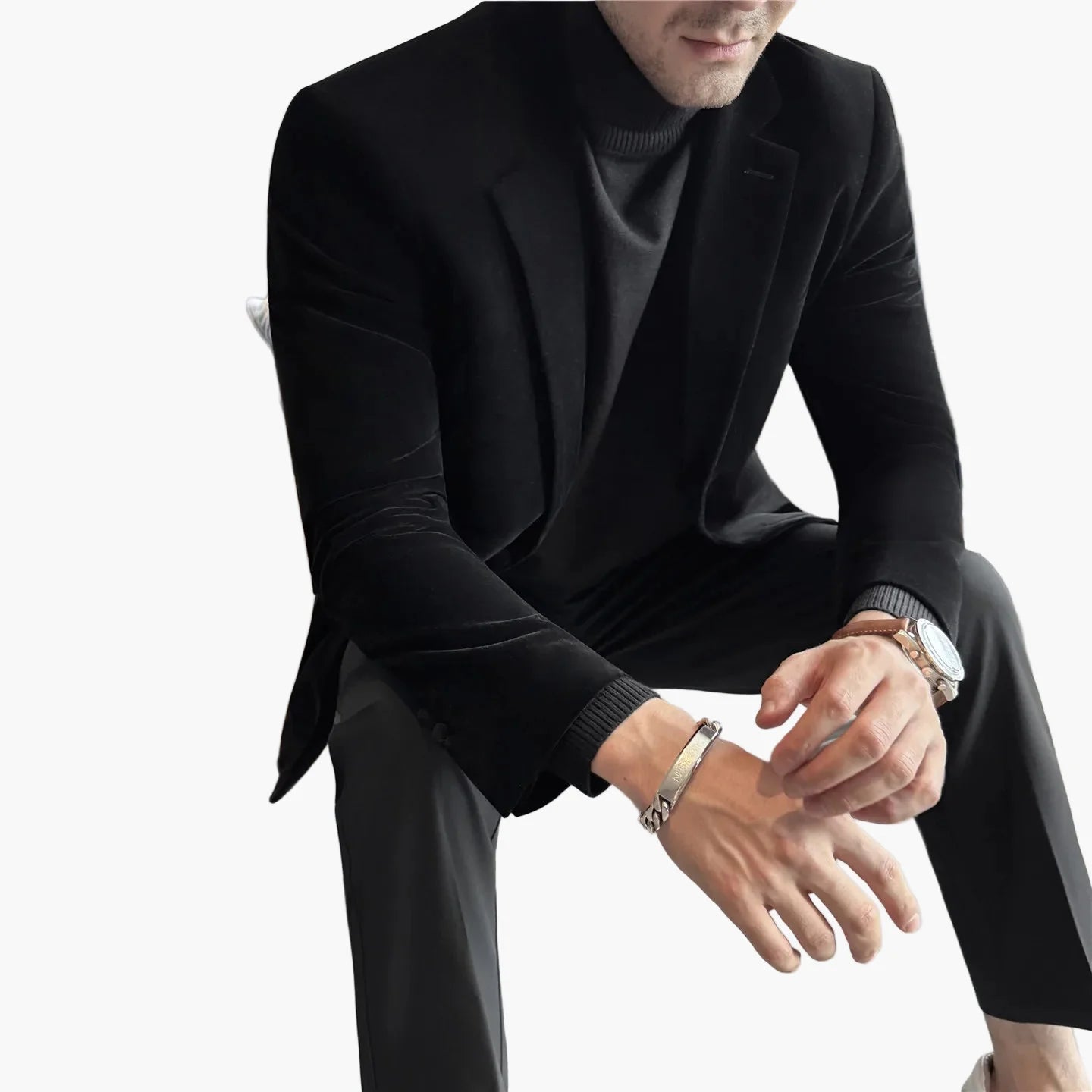 Blazer business homme moderne élégant – Parfait pour le bureau et les occasions spéciales