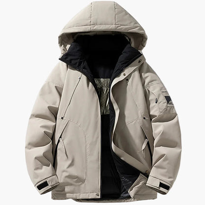 Herre vinter outdoor parka – Varm hættejakke til hverdag og fritid