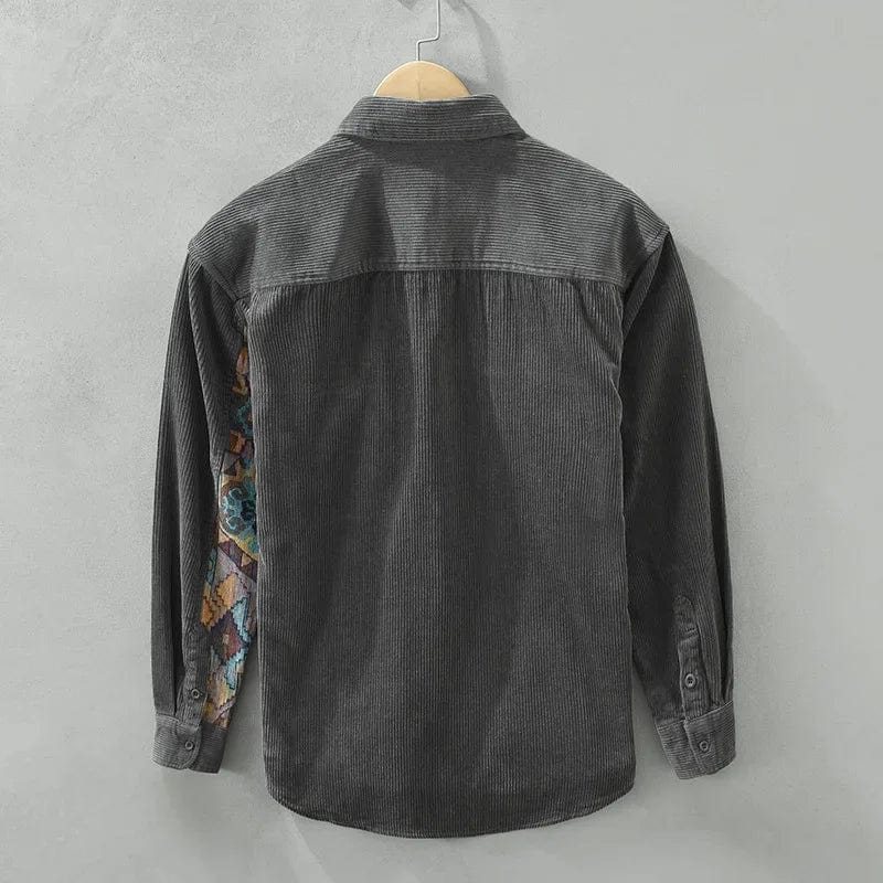 Camicia casual da uomo in stile vintage con tasca sul petto – Streetstyle casual per tutti i giorni e ufficio