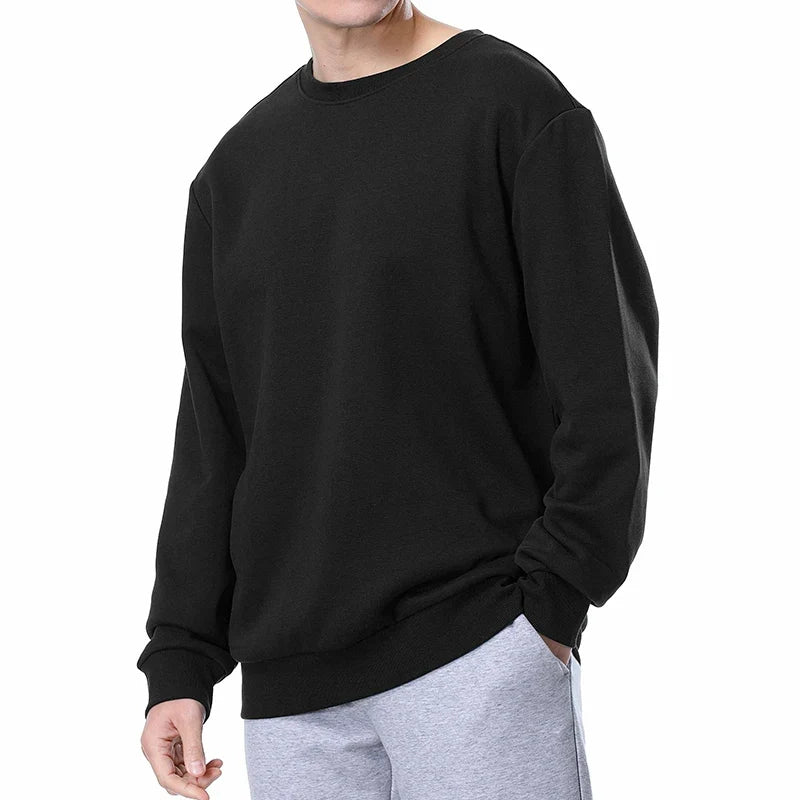 Unisexowa basicowa bluza z okrągłym dekoltem, wielokolorowa