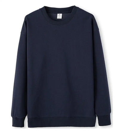 Felpa unisex basic a maniche lunghe, girocollo