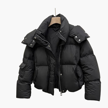 Veste matelassée courte d'hiver pour femme, moderne, pour le quotidien et l'extérieur