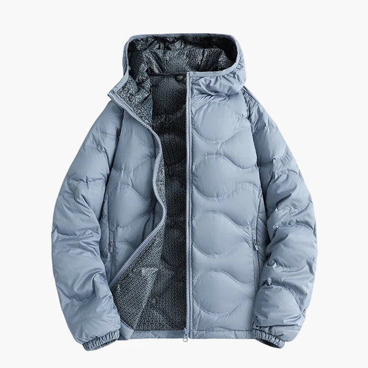 Heren gewatteerd jack met capuchon – Modieuze winterjas voor dagelijks en outdoor