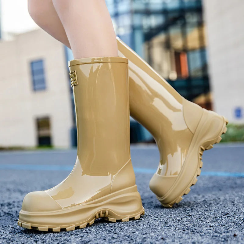 Regenlaarzen voor dames met antislipzool