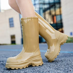 Regenlaarzen voor dames met antislipzool