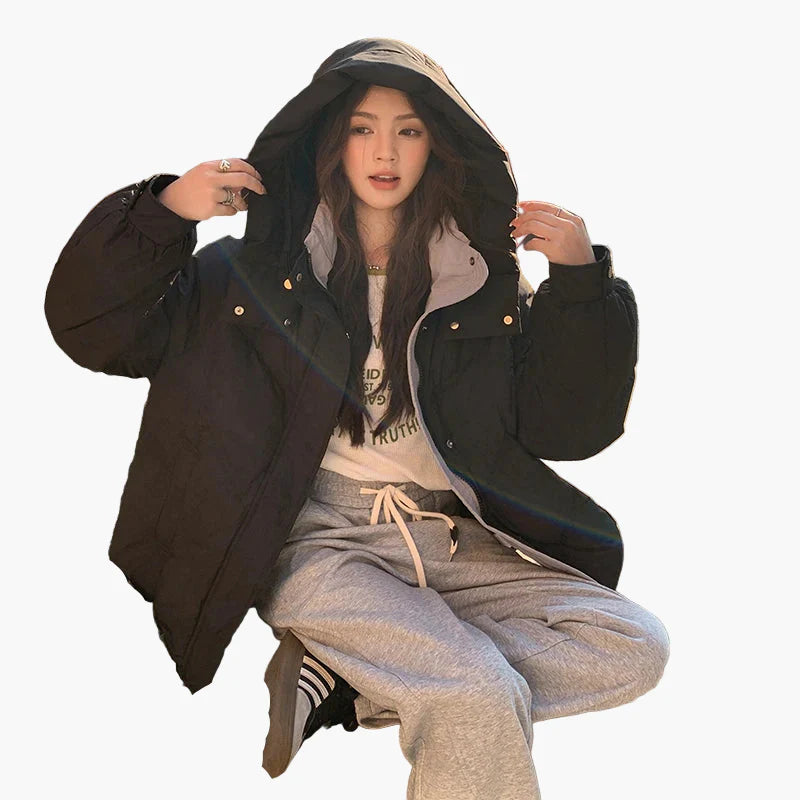 Veste d'hiver matelassée pour femme style décontracté, chaude et confortable, idéale pour le quotidien et les voyages