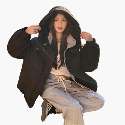 Veste d'hiver matelassée pour femme style décontracté, chaude et confortable, idéale pour le quotidien et les voyages