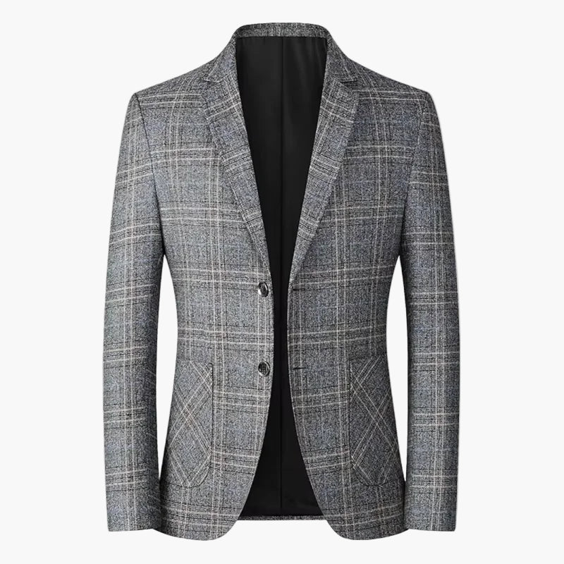 Herre Business Casual Ternet Blazer – Moderne stil til kontor og fritid