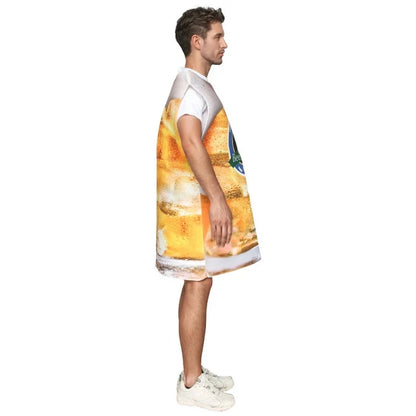 Bierkrug Kostüm für Erwachsene, Bierfest Design, Unisex