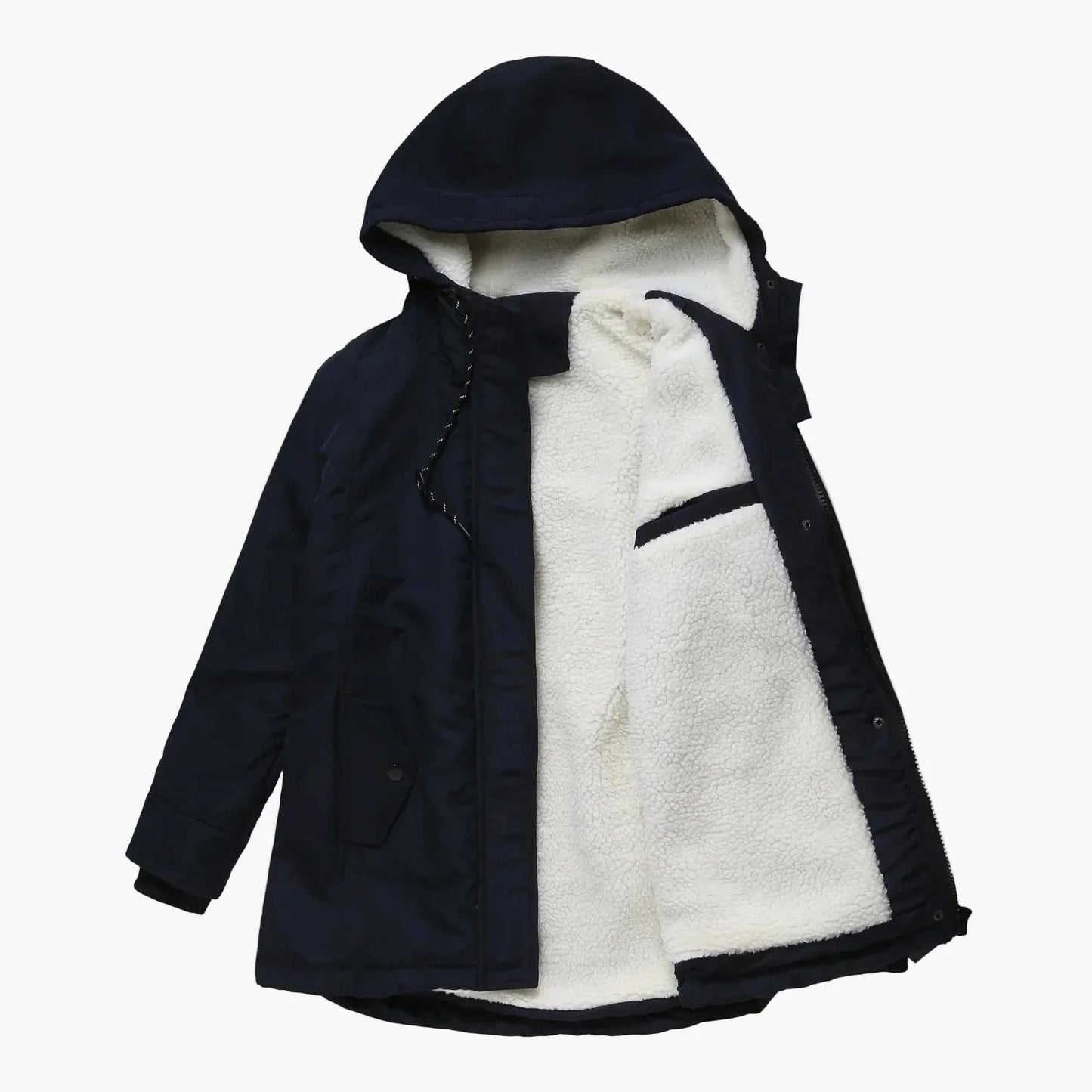 Veste d'hiver pour femme avec capuche – Parka cintrée pour le quotidien et l'extérieur
