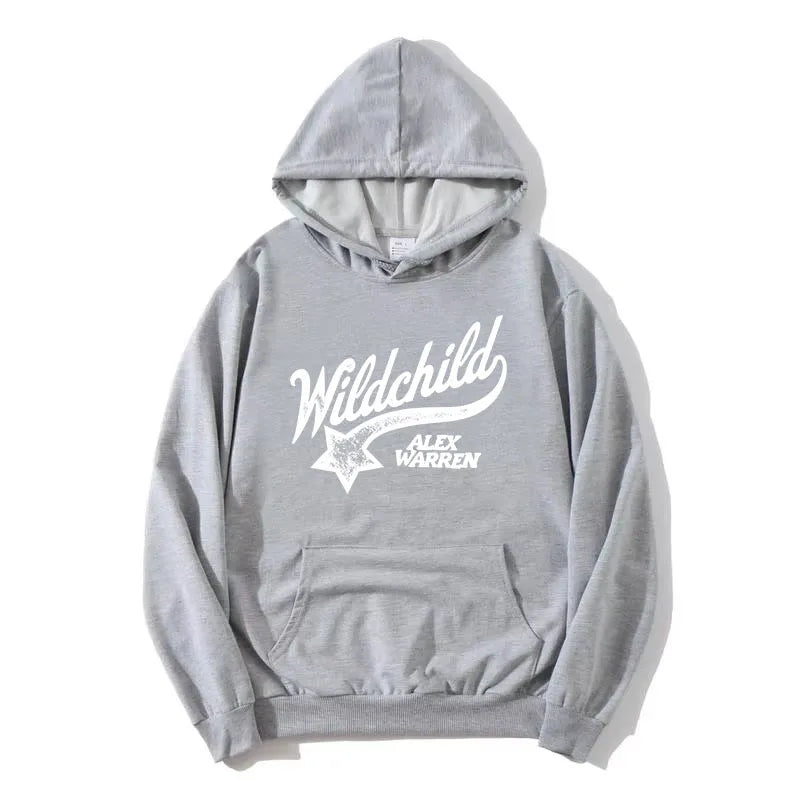 Sudadera unisex con capucha y estampado «Wildchild» y estrellas