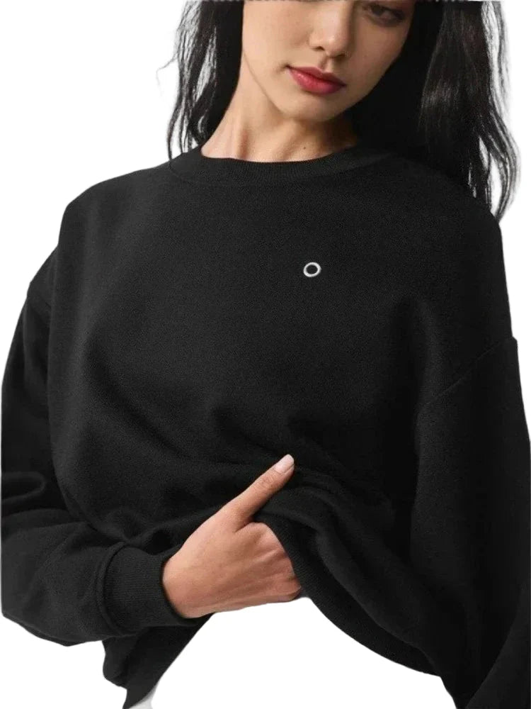Damska oversize bluza na co dzień i do sportu – swobodny look, idealny na co dzień i trening