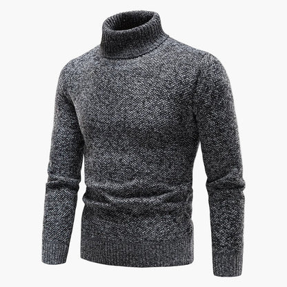 Pull à col roulé homme – Look classique d'hiver pour loisirs et bureau