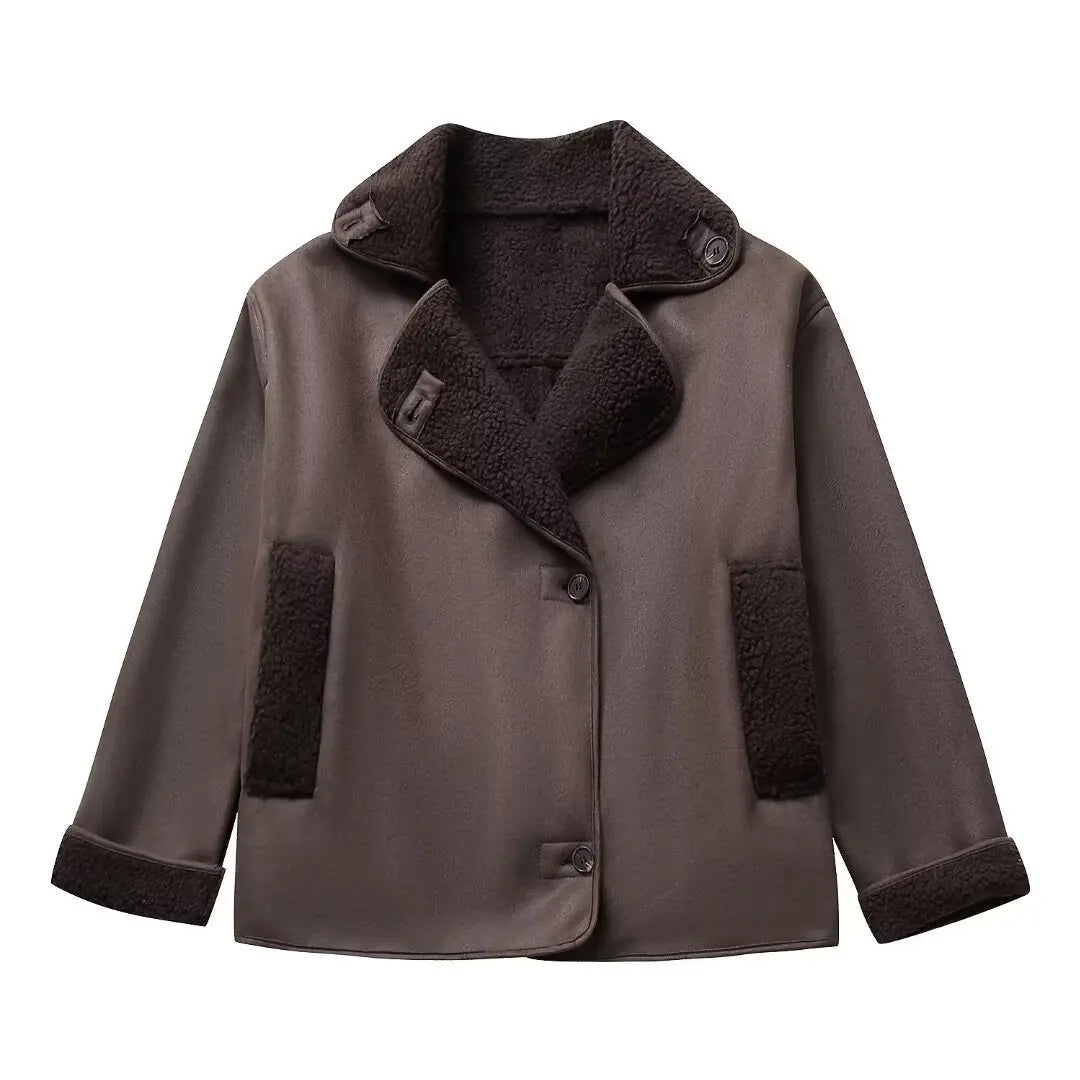Damen Oversized Streetwear Jacke im modernen Look - Perfekt für Alltag und Freizeit