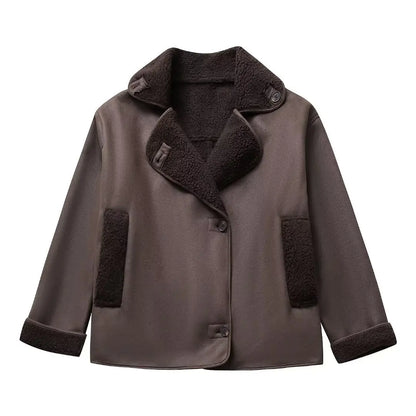 Damen Oversized Streetwear Jacke im modernen Look - Perfekt für Alltag und Freizeit